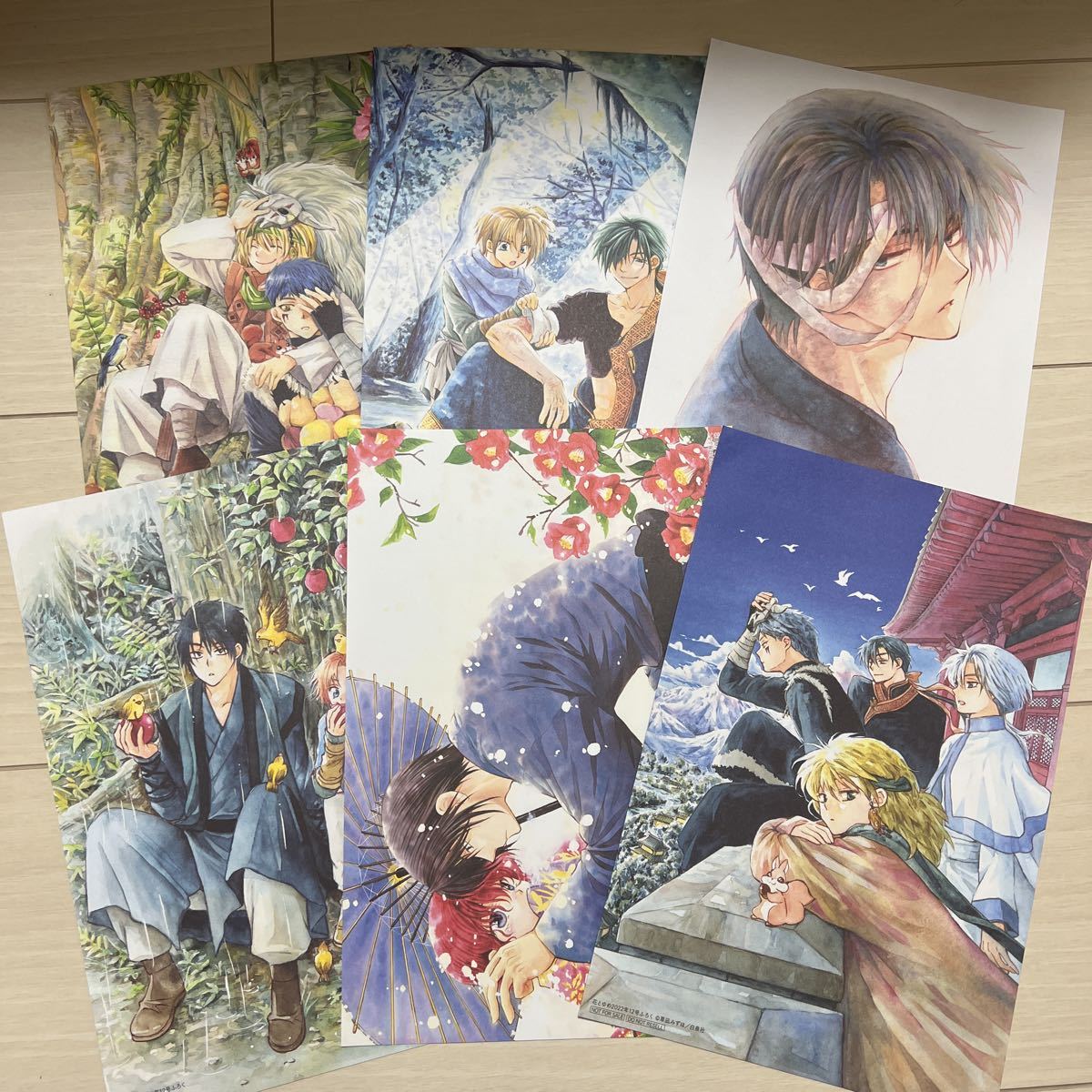 暁のヨナ 花とゆめ付録 複製原画 制作手帳 ブロマイド ポストカード 