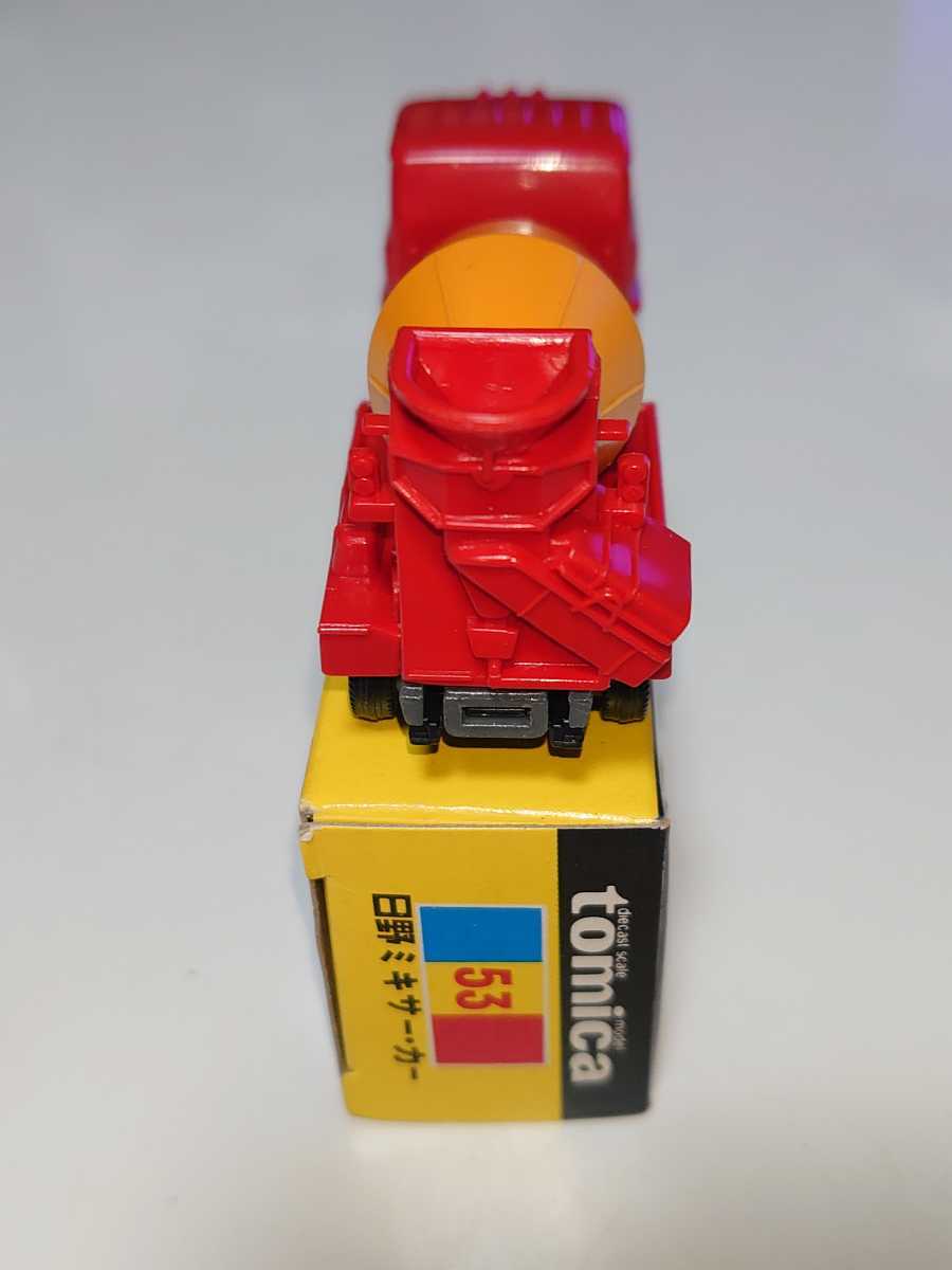 トミカ 黒箱 53-1-5 日野 ミキサー車 日本製【11Bホイール】