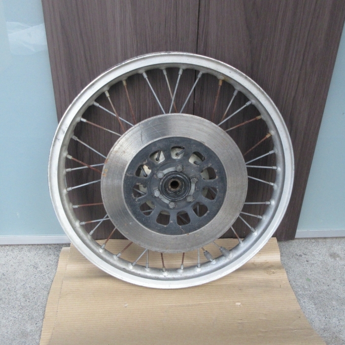 きの品 A734】YAMAHA ヤマハ SR400 純正 フロントホイール ディスクブレーキ