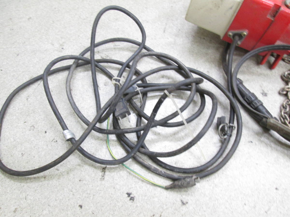 マキタ 100kg チェーンホイスト makita 動作品 K1120A] 100V 電動チェーンホイスト CH1003 上下動き （電源100V） CH1015A 100kg電動チェーンホイスト チェンホイスト ホイスト 18v（ホイスト・チェーンブロック｜荷締・牽引器具