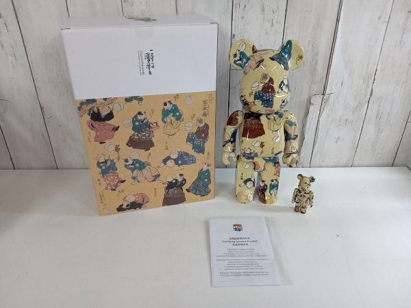 【美品】フィギュア BE@RBRICK 歌川国芳「流行猫の曲鞠」