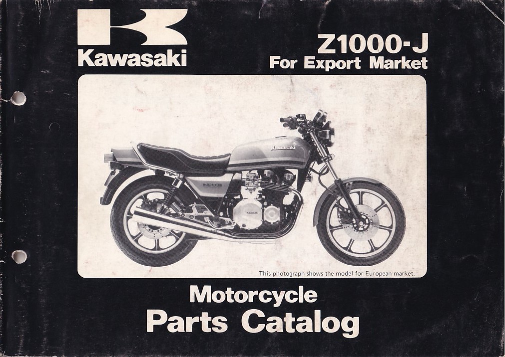 【低価，新作】 パーツカタログ KAWASAKI Z1000-J1 Z1000J2 欧州仕様(カワサキ)｜売買されたオークション情報、yahooの商品情報をアーカイブ公開 - オークファン カワサキ