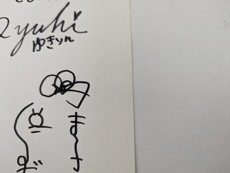 MB-257/直筆サイン色紙「AKB48 飛翔入手！」こじはる/ゆきりん/まゆゆ 