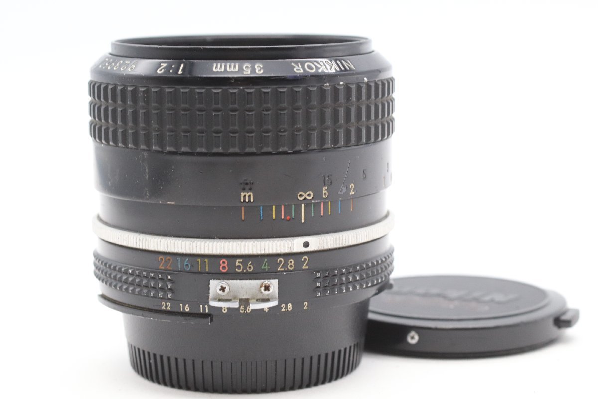 NIKON ニコン NIKKOR 35mm F2 単焦点 カメラレンズ 一眼レフ MF 41438-C 35mm Nikon ニコン 現状販売品 カメラ 広角単焦点
