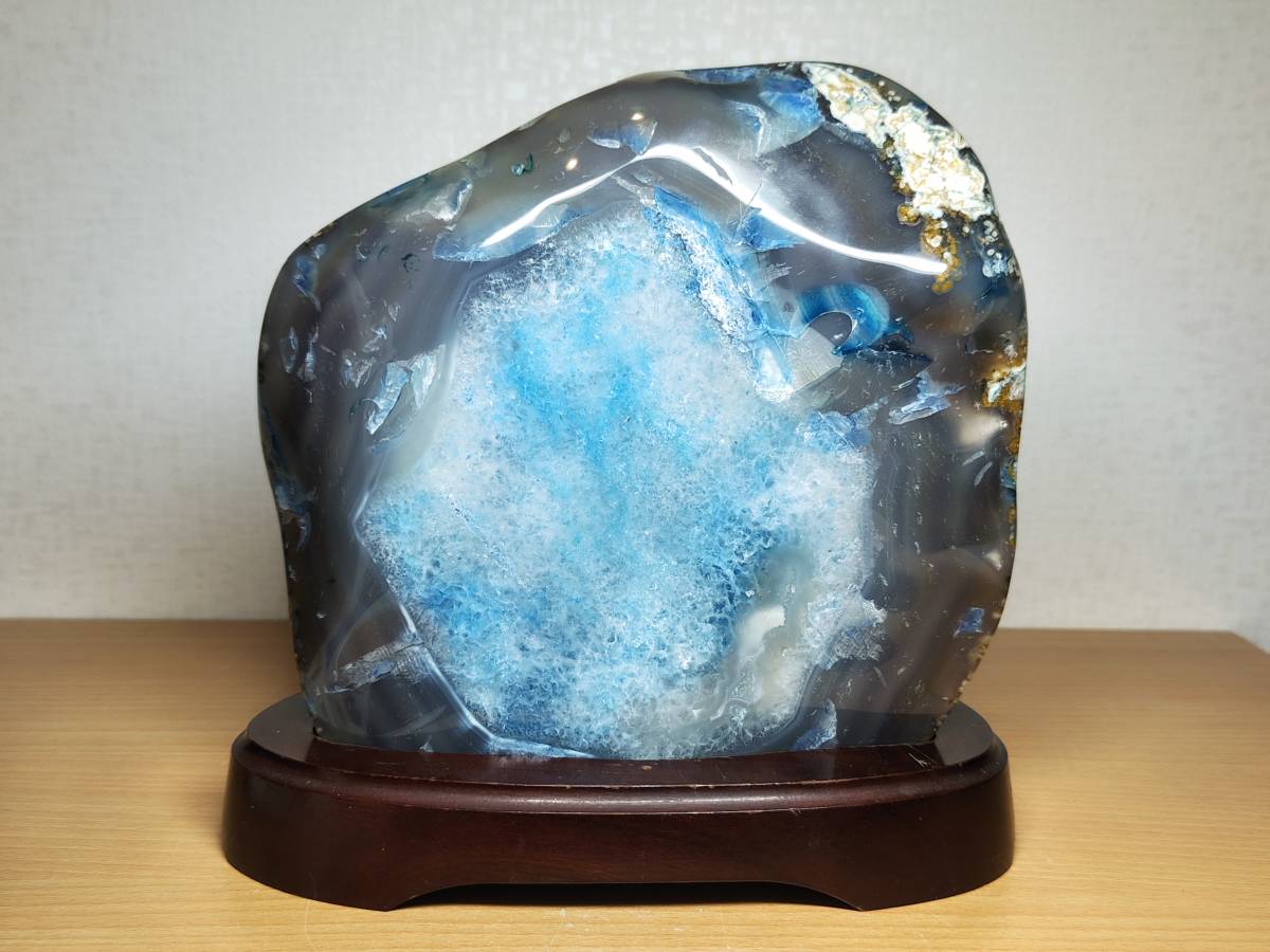 ◇鮮青◇ 5kg 瑪瑙 メノウ アゲート 原石 誕生石 鑑賞石 自然石 天然石