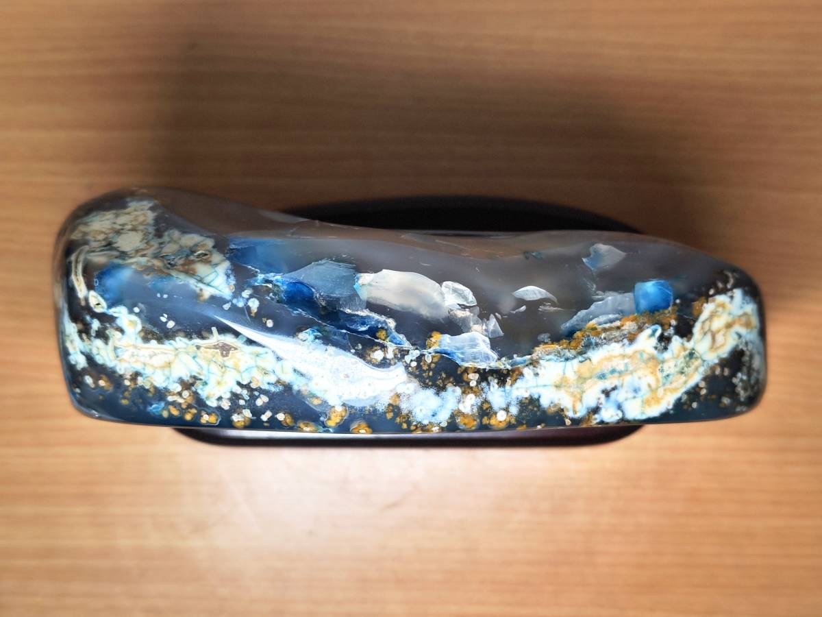 ◇鮮青◇ 5kg 瑪瑙 メノウ アゲート 原石 誕生石 鑑賞石 自然石 天然石
