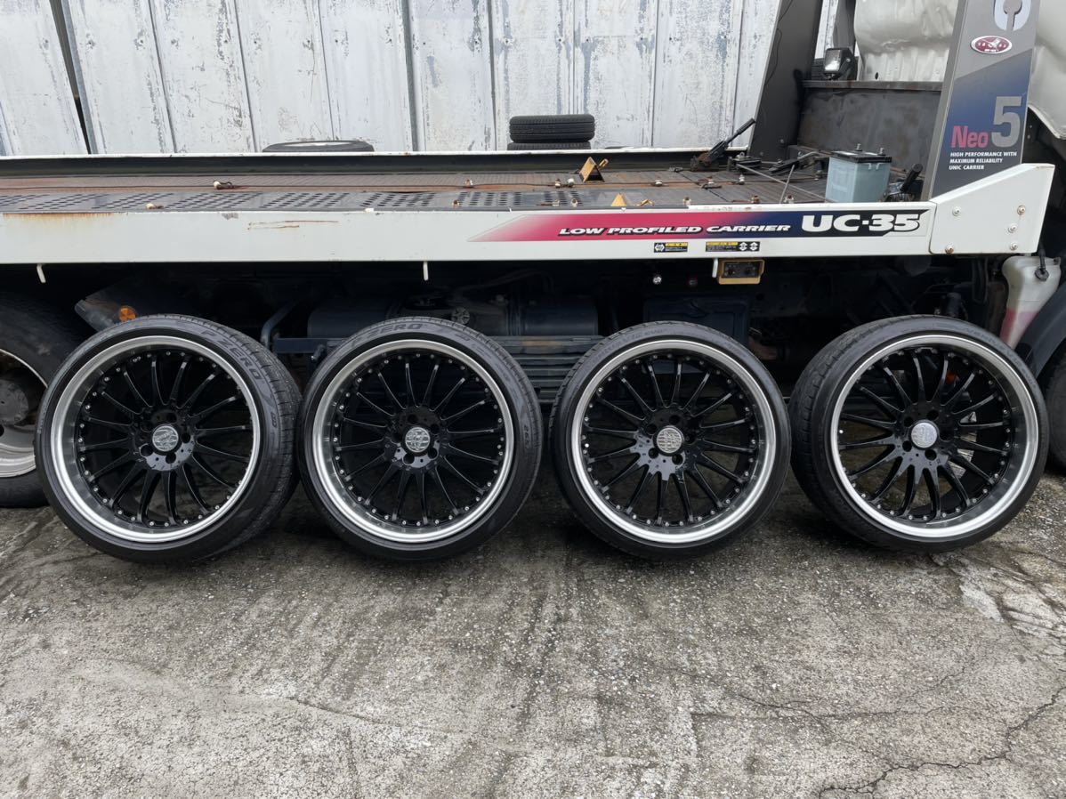 カールソン 1/16 21インチ 10.5j 4本 PCD120 レクサス LS BMW など 