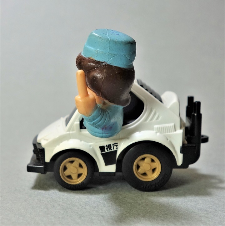 はこのりチョロQ タカラ セルボ CXG 箱乗り NoB-1 赤 パトカー チョロQ