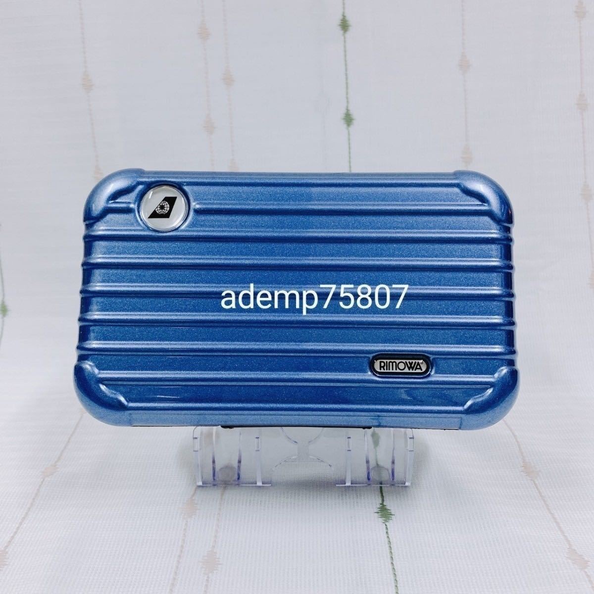 即日発送可能☆非売品☆EVA航空ファーストクラス限定リモワポーチ ブルー リモワ　ポーチ