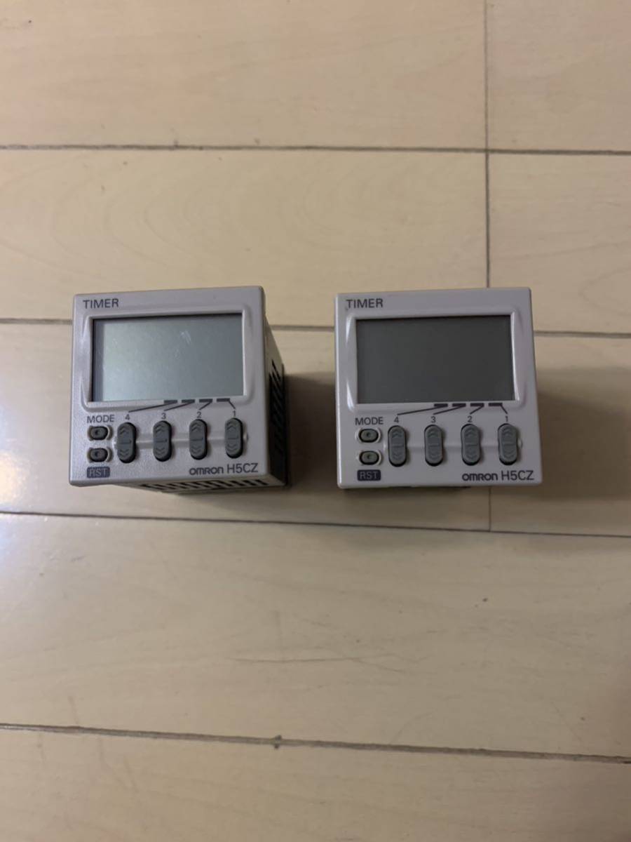 ★中古品★OMRON オムロン デジタルタイマ H5CZ-L8D