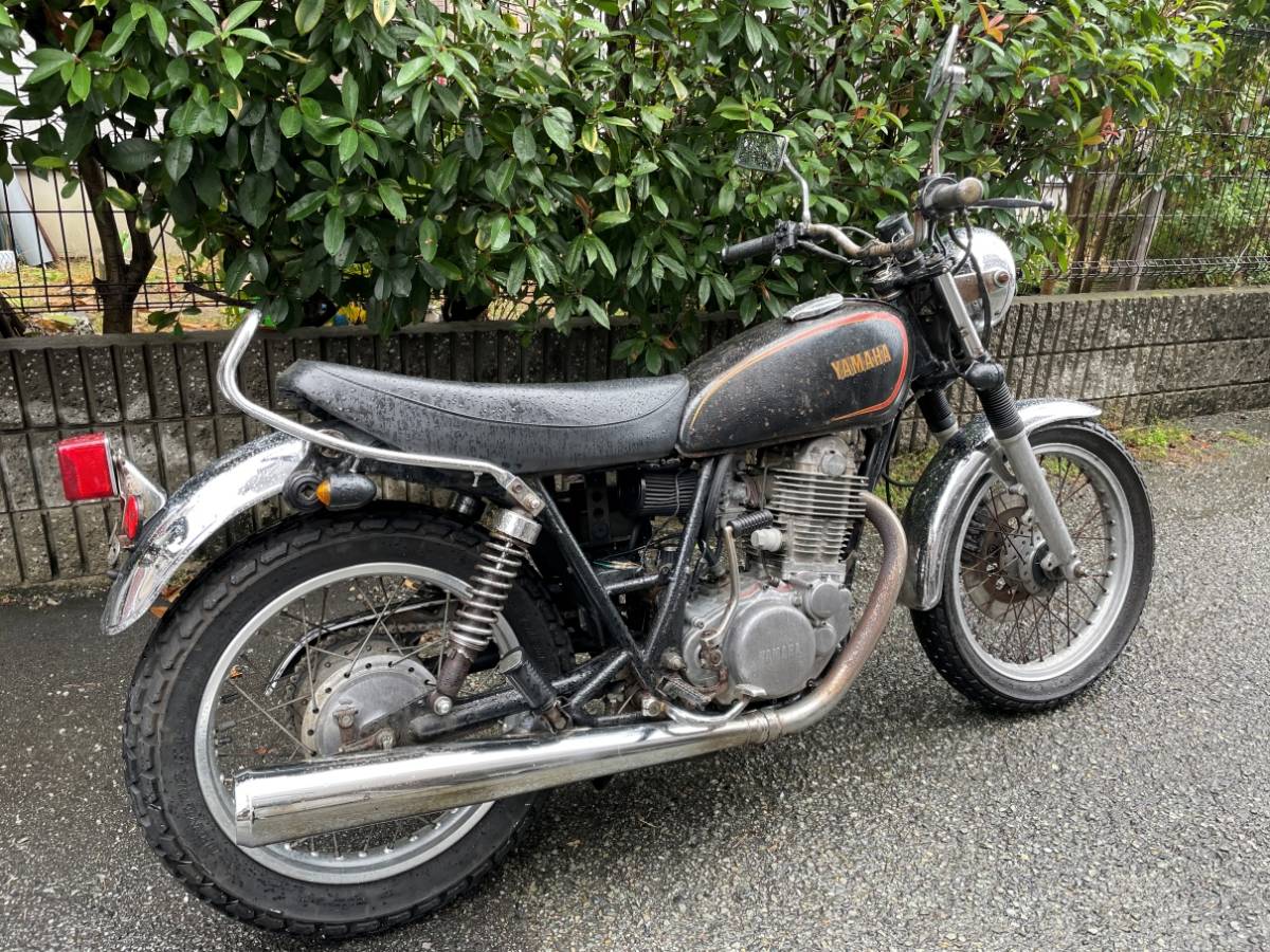 SR400 ♪希少初期型ディスクブレーキ♪2H6♪エンジン始動♪車検残あり  
