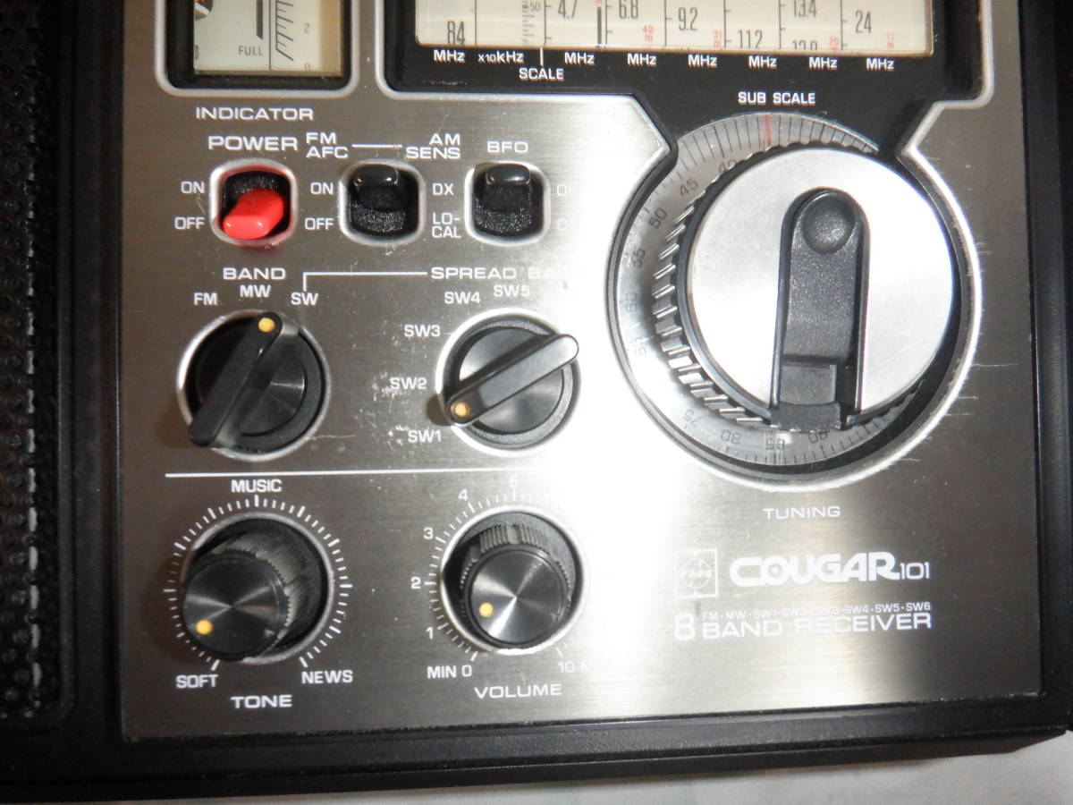 クーガー RF－1010 ナショナル クーガー101 RF-1010 BCLラジオ 5