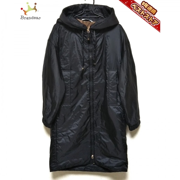 新作入荷，豊富な マックスマーラ Max Mara ダウンコート サイズ34 XS - 黒 レディース 長袖/ジップアップ/The Cube/冬 コート(コート)｜売買されたオークション情報、yahooの商品情報をアーカイブ公開 - オークファン コート
