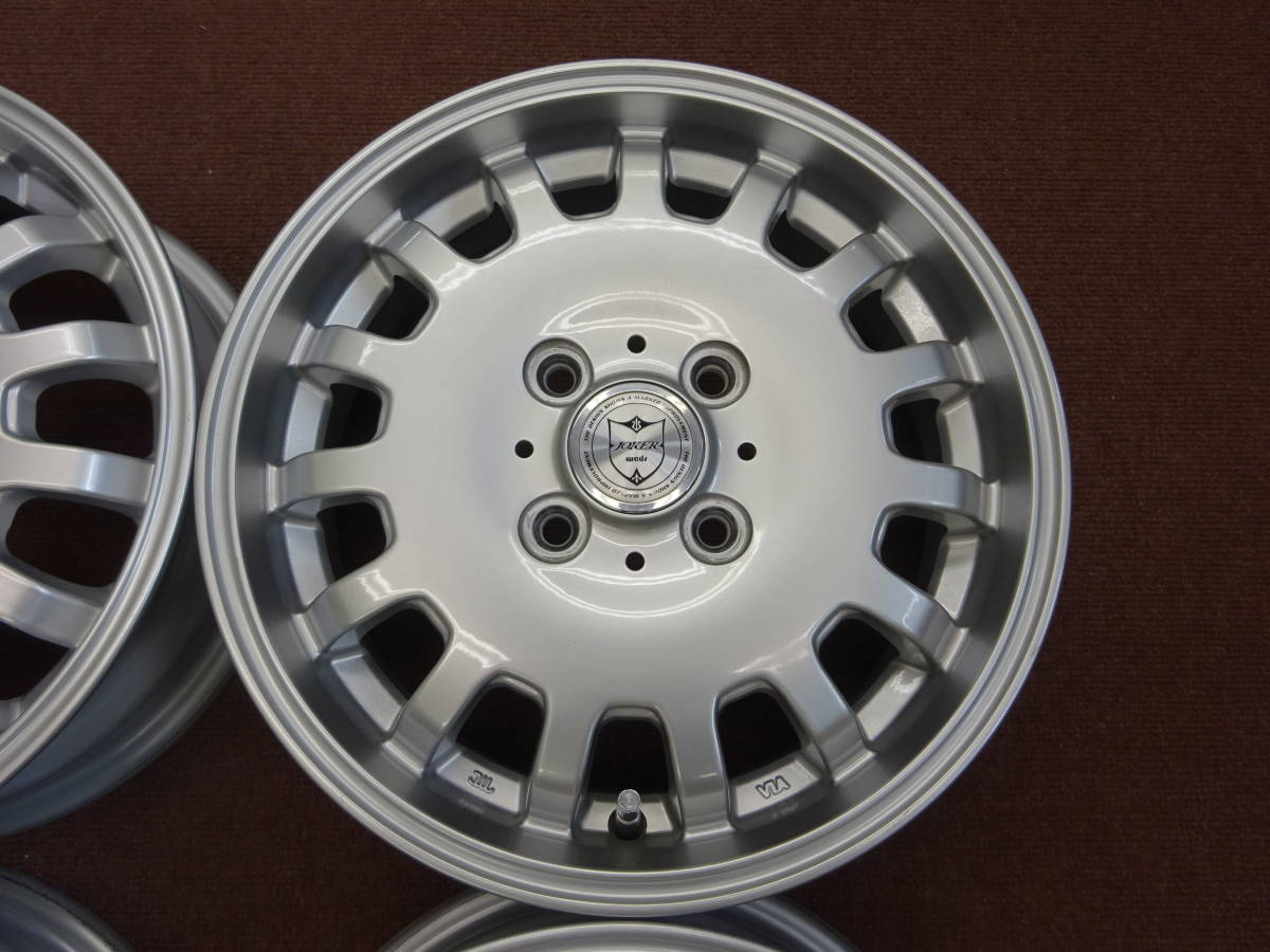 GIRO 軽自動車 ホイール アルミ シルバー 14インチ 4.5J 4穴 4本 100 +