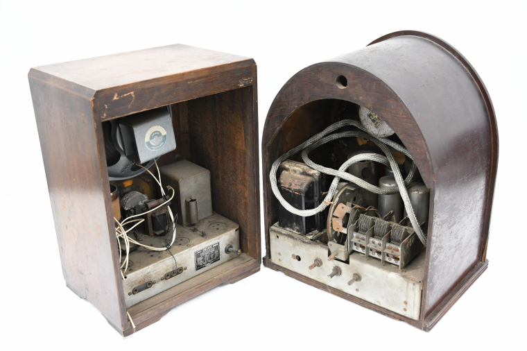 PHILCO フィルコ CROWN クラウン 412 真空管ラジオ 昭和 レトロ アンティーク ビンテージ ジャンク 2台セット Y20743545 Philco | Library Packages Speaker TRUCK