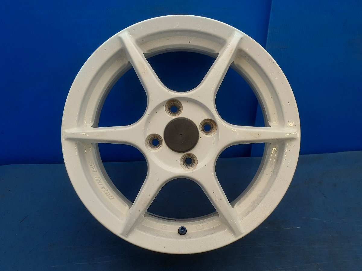 P1レーシング 15×7J+45 PCD100ホイール4本セット めでたく