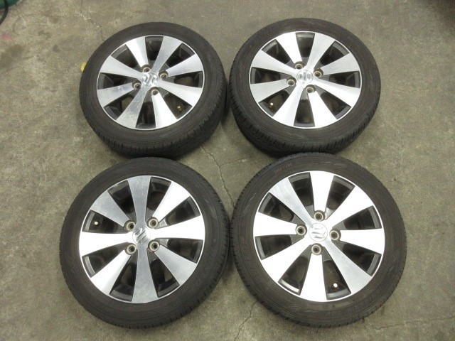 スズキ純正 アルミホイール 14インチ タイヤ付 165/55R14 2020年