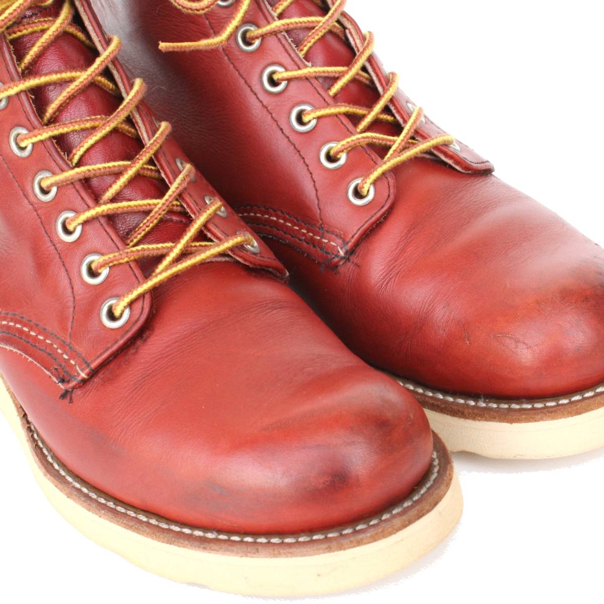 29515)良品99年製REDWING8166レッドウィング7D約25cm (四角犬タグ 