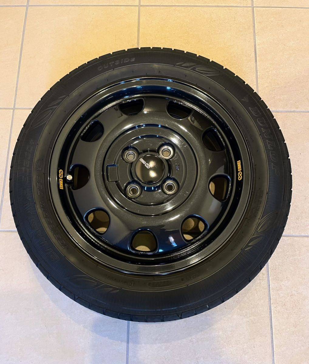 ENKEI エンケイ ホイール ＋ タイヤ 美品 SUZUKI MK53S スペーシアギア  