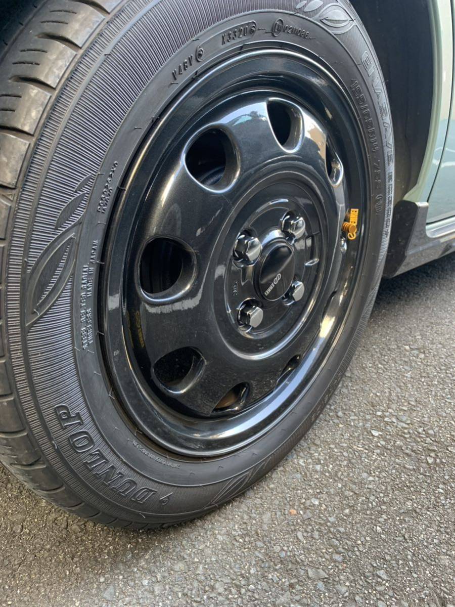 ENKEI エンケイ ホイール ＋ タイヤ 美品 SUZUKI MK53S スペーシアギア 