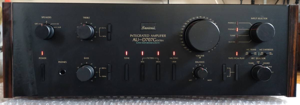 EXTRA サンスイ プリメインアンプ SANSUI AU-D707G 中古オーディオの
