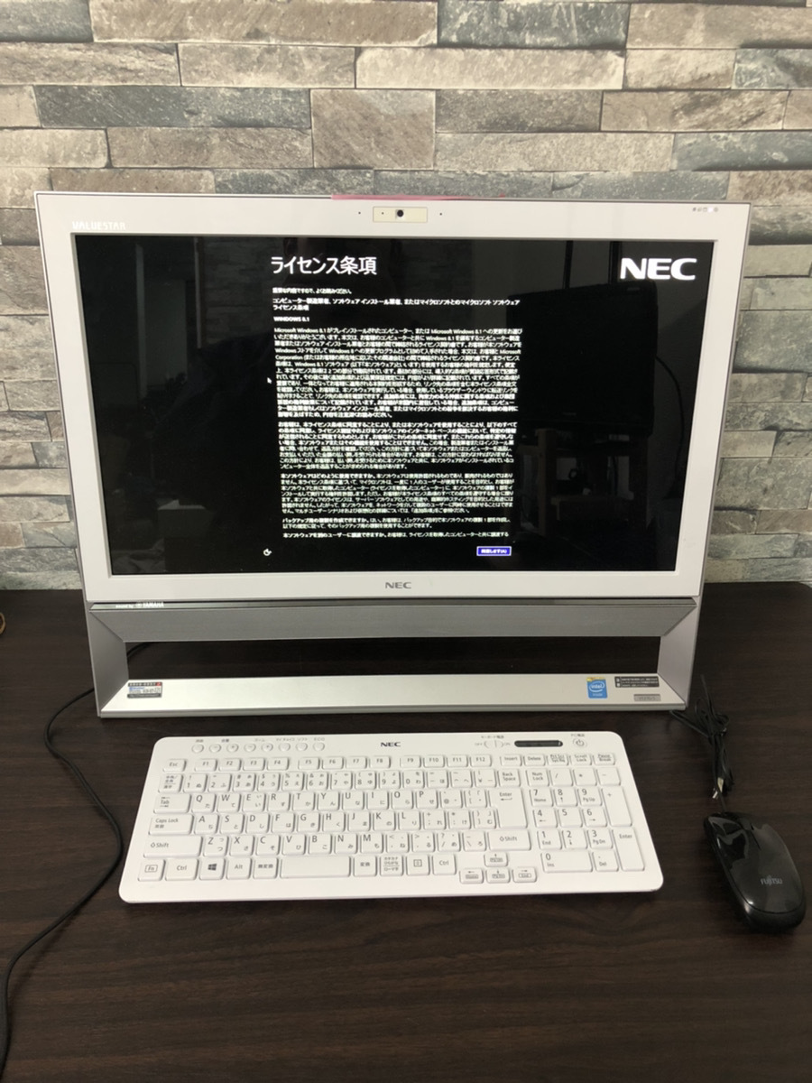 ☆NEC/エヌイーシー 一体型PC PC-VS370SSW☆HDD1TB/メモリ4GB