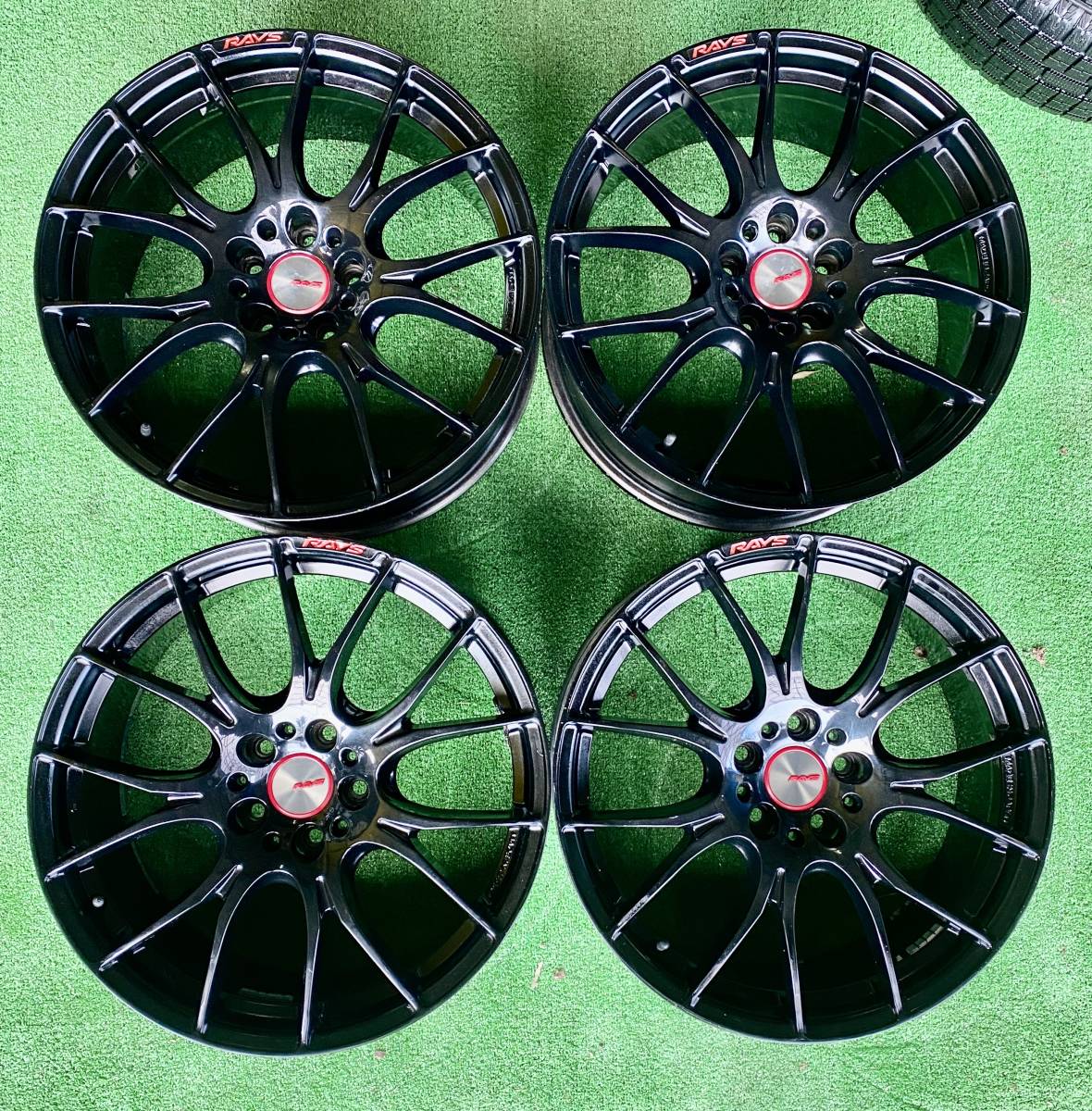 ▽RAYS HOMURA 2x7 19インチ 4本セット レイズ ホムラ▽ 19インチ 5穴