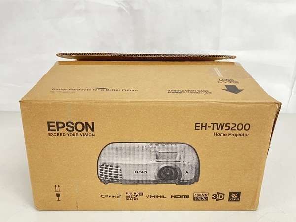 EPSON EH-TW5200 フルHDホームシアタープロジェクター 中古 K7039184