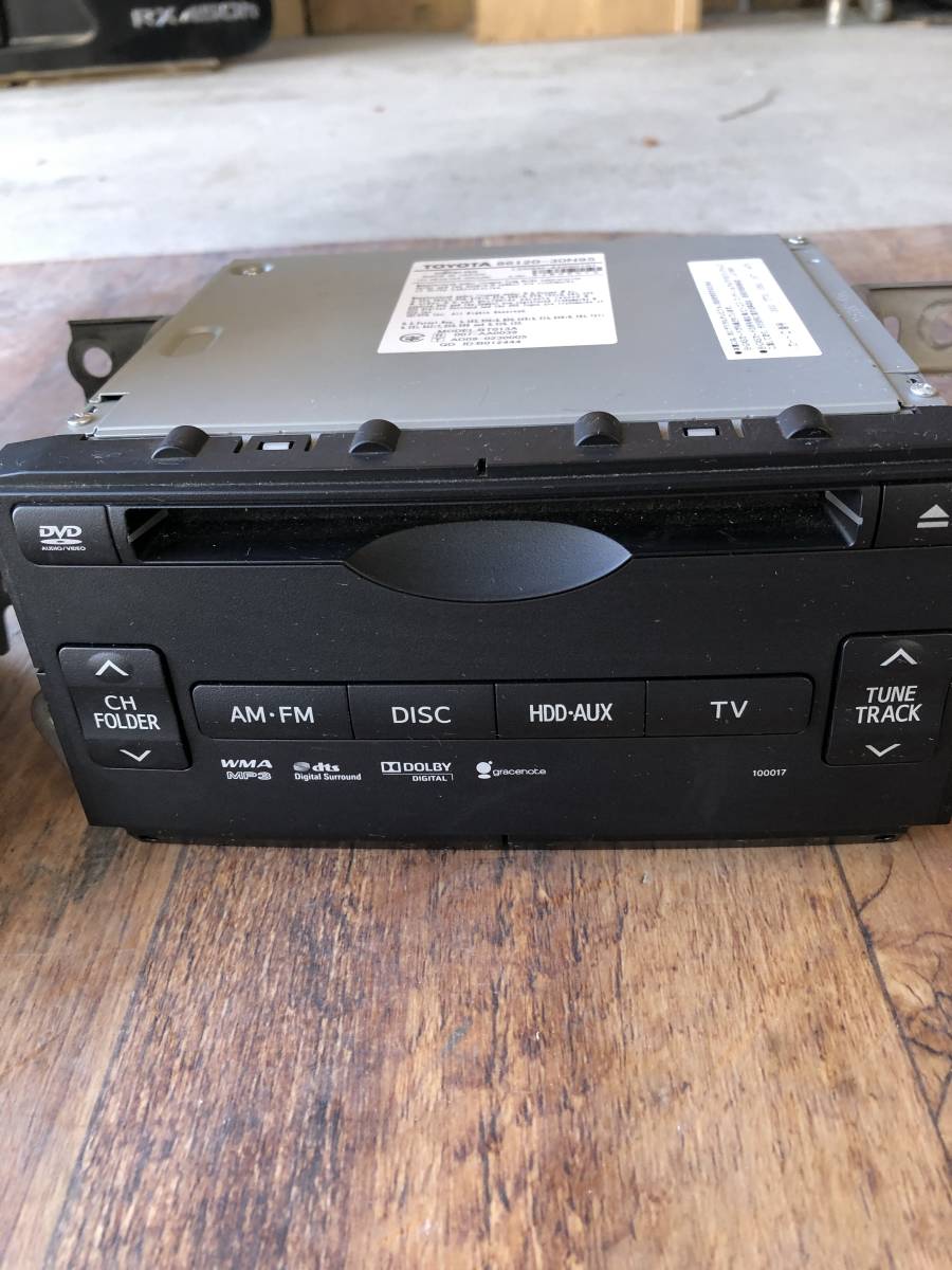 na☆H24トヨタ URS206 クラウンマジェスタ☆純正☆CD・DVDオーディオ