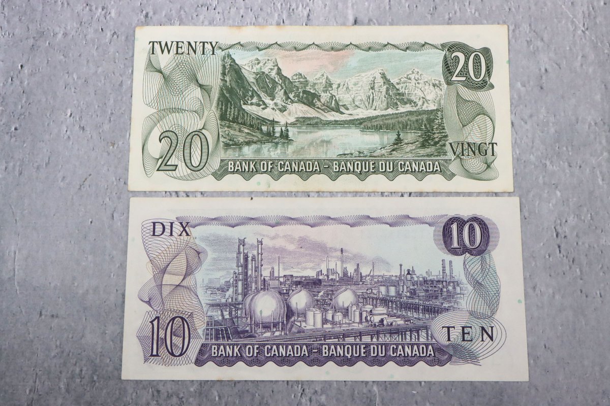 CANADA DOLLARS カナダ ドル 計38ドル 20ドル ×1枚 10ドル ×1枚 5ドル ×1枚 2ドル ×1枚 1ドル ×1枚 紙幣  お金(世界)｜売買されたオークション情報、Yahoo!オークション(旧ヤフオク!) の商品情報をアーカイブ公開 - オークファン（aucfan.com）