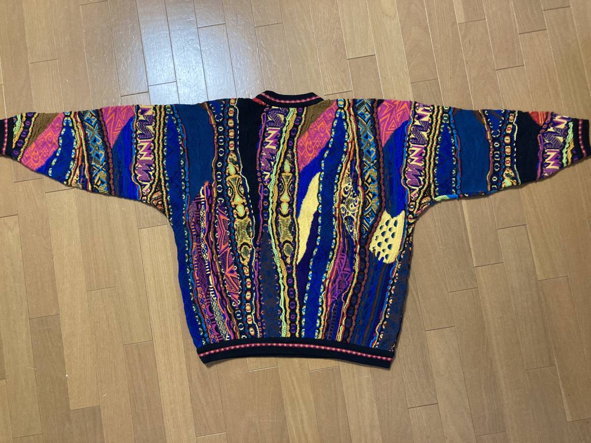 ☆美品 COOGI クージー ウール セーター M オーストラリア製 3Dニット 