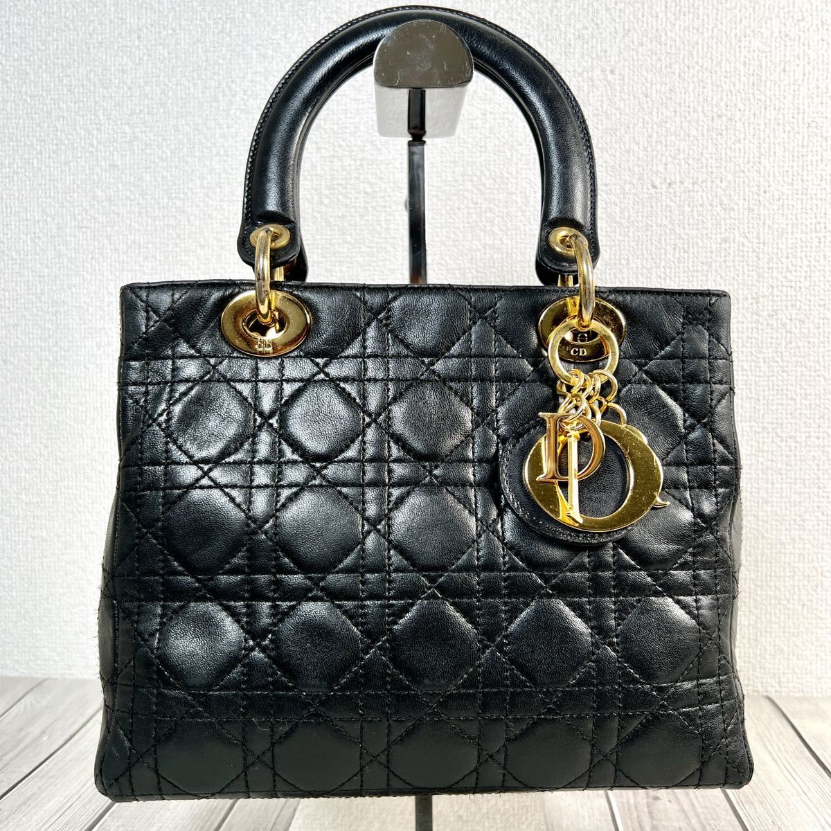 1円〜 Christian Dior クリスチャンディオール レディ レザー 