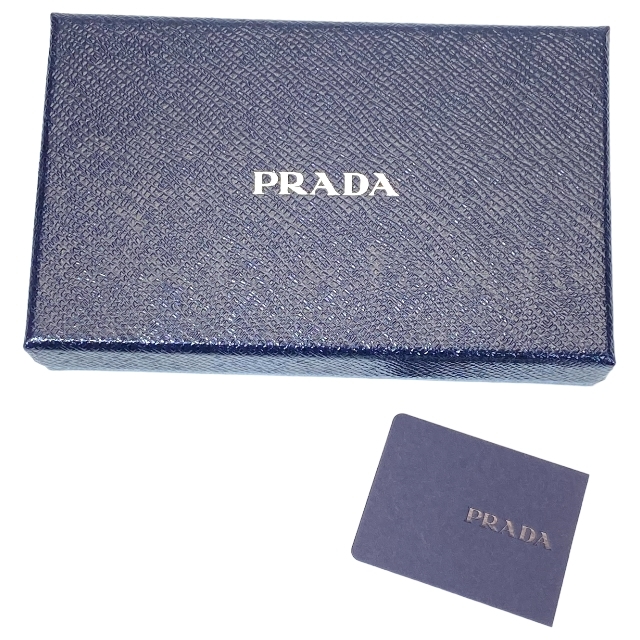 プラダ PRADA キーホルダー バッグチャーム - チャーム キーリング | PRADA(プラダ) ミニ ブラック レディース トライアングルロゴ ロボット &frasl; □新同□