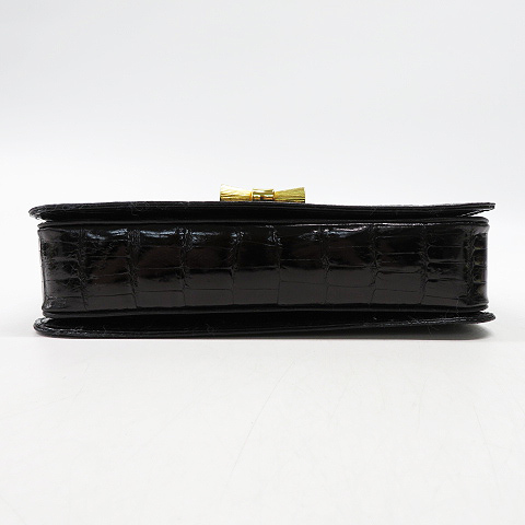 ZAGLIANI ザリアーニ ハンドバッグ クロコダイル ブラック系