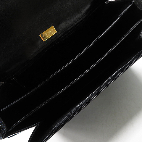 ZAGLIANI ザリアーニ ハンドバッグ クロコダイル ブラック系