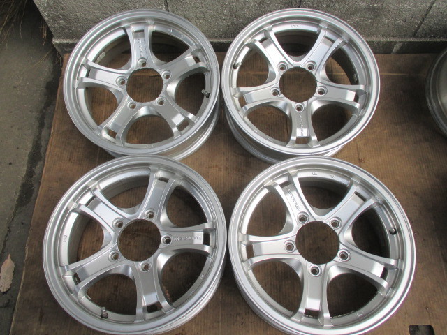 車用 ☆美品！ジムニー用/weds/KEELER☆16×5，1/2Jアルミホイール 4本 