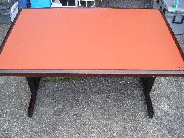 カリモク ビンテージ レトロ テーブル クラシックスタイル 低めダイニングテーブル