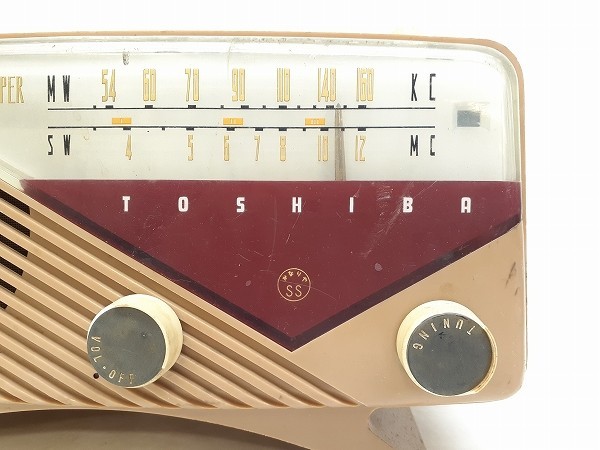マツダラジオ Toshiba 真空管ラジオ めじろB 東京芝浦電気 ジャンク M270-N30-188 TOSHIBA 東芝 芝浦 マツダラジオ かなりやSS 5UI-288
