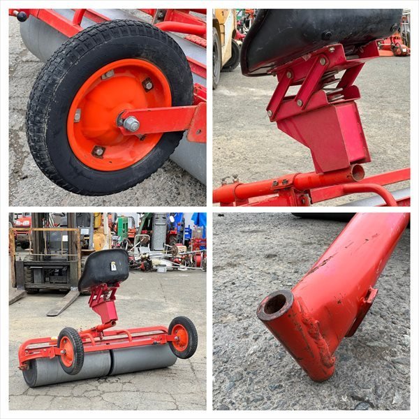 麦ふみ 鎮圧ローラー 農機具 テーラー牽引 アタッチメント Zs222526 乗用麦踏みローラー テーラー用 □ローラー幅:1390mm