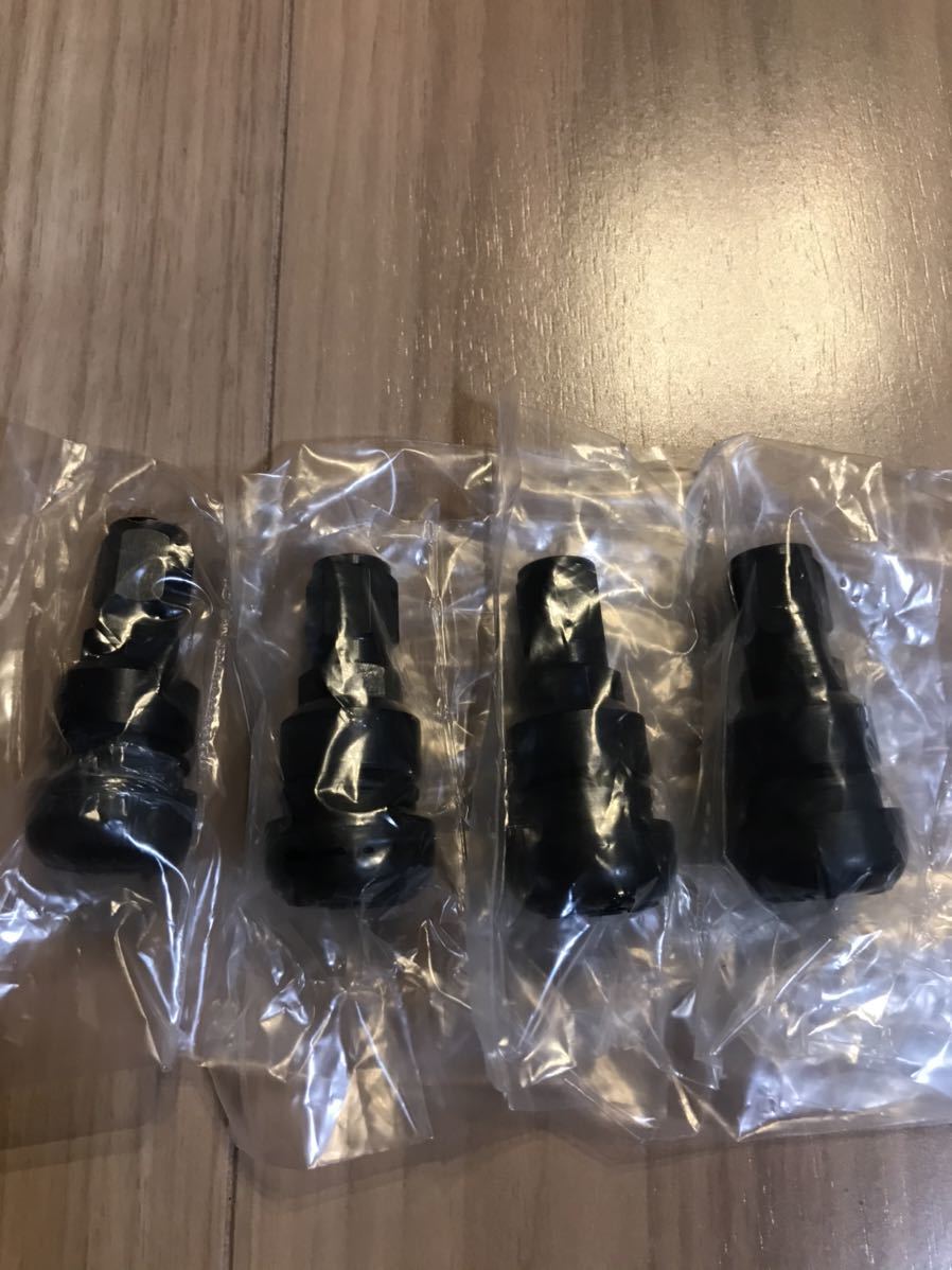 ■■■送料無料 在庫有り 即納 即決 レイズ 黒 ゴム 特殊エアバルブ 正規品 RAYS 専用 CE28 TE37 TE37SL SE37 ホムラ 4個セット