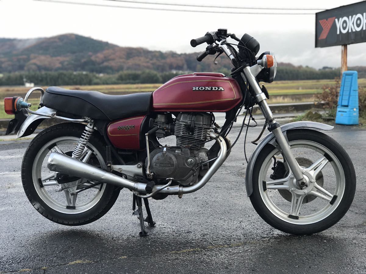 ☆ホンダ CB250T ホーク ベース車 レストア車 書類あり 旧車 フレーム 