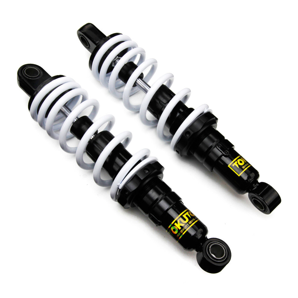 【お買い得，お買い得】 バイク 電動バイク用 リアサスペンション リアショック 280mm リヤサス 無段階調整スプリングプリロード ブラック 白 新製品 汎用@(リア)｜売買されたオークション情報、yahooの商品情報をア カワサキ用