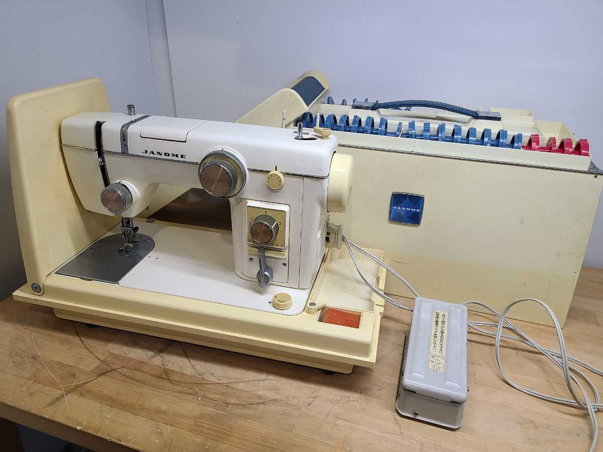 JANOME MODEL 802 ジャノメミシン 現状品 ハンドクラフト カム フット 