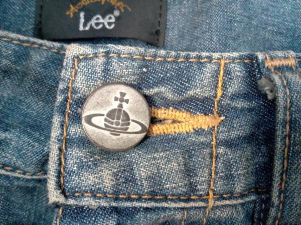 VIVIENNE WESTWOOD×Lee ビビアンウエストウッド×リー ペンキ柄 ジーンズ W30 L34 OVERALL JEAN ヴィヴィアンウエストウッド Westwood Vivienne 希少 ショートパンツ ヴィヴィアン・ウエストウッド×Leeのコラボレーションデニム