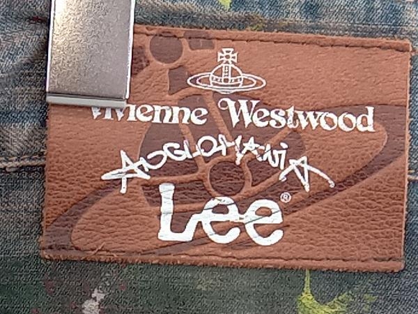 VIVIENNE WESTWOOD×Lee ビビアンウエストウッド×リー ペンキ柄 ジーンズ W30 L34 OVERALL JEAN ヴィヴィアンウエストウッド Westwood Vivienne 希少 ショートパンツ ヴィヴィアン・ウエストウッド×Leeのコラボレーションデニム