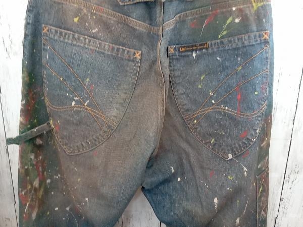 VIVIENNE WESTWOOD×Lee ビビアンウエストウッド×リー ペンキ柄 ジーンズ W30 L34 OVERALL JEAN ヴィヴィアンウエストウッド Westwood Vivienne 希少 ショートパンツ ヴィヴィアン・ウエストウッド×Leeのコラボレーションデニム