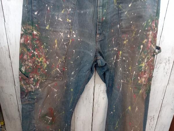 VIVIENNE WESTWOOD×Lee ビビアンウエストウッド×リー ペンキ柄 ジーンズ W30 L34 OVERALL JEAN ヴィヴィアンウエストウッド Westwood Vivienne 希少 ショートパンツ ヴィヴィアン・ウエストウッド×Leeのコラボレーションデニム