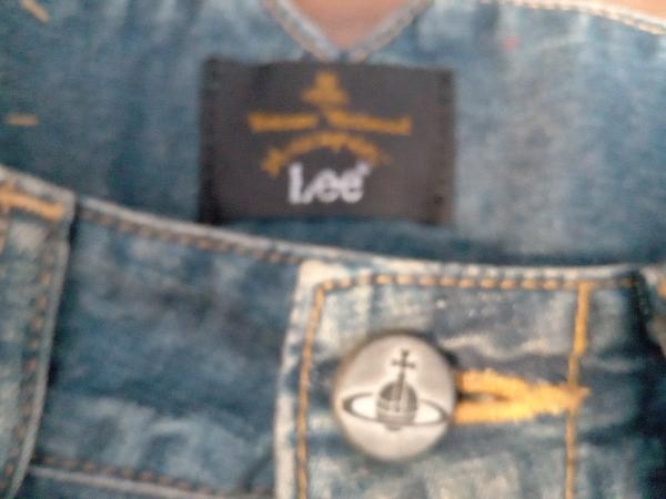 VIVIENNE WESTWOOD×Lee ビビアンウエストウッド×リー ペンキ柄 ジーンズ W30 L34 OVERALL JEAN ヴィヴィアンウエストウッド Westwood Vivienne 希少 ショートパンツ ヴィヴィアン・ウエストウッド×Leeのコラボレーションデニム
