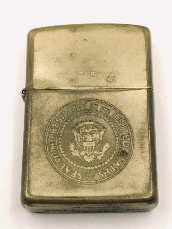 ZIPPO ジッポー SOLID BRASS ソリッドブラス SEAL OF THE PRESIDENT OF 