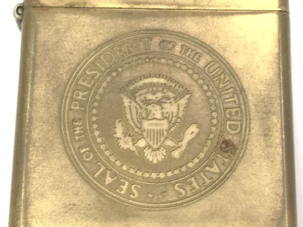ZIPPO ジッポー SOLID BRASS ソリッドブラス SEAL OF THE PRESIDENT OF 